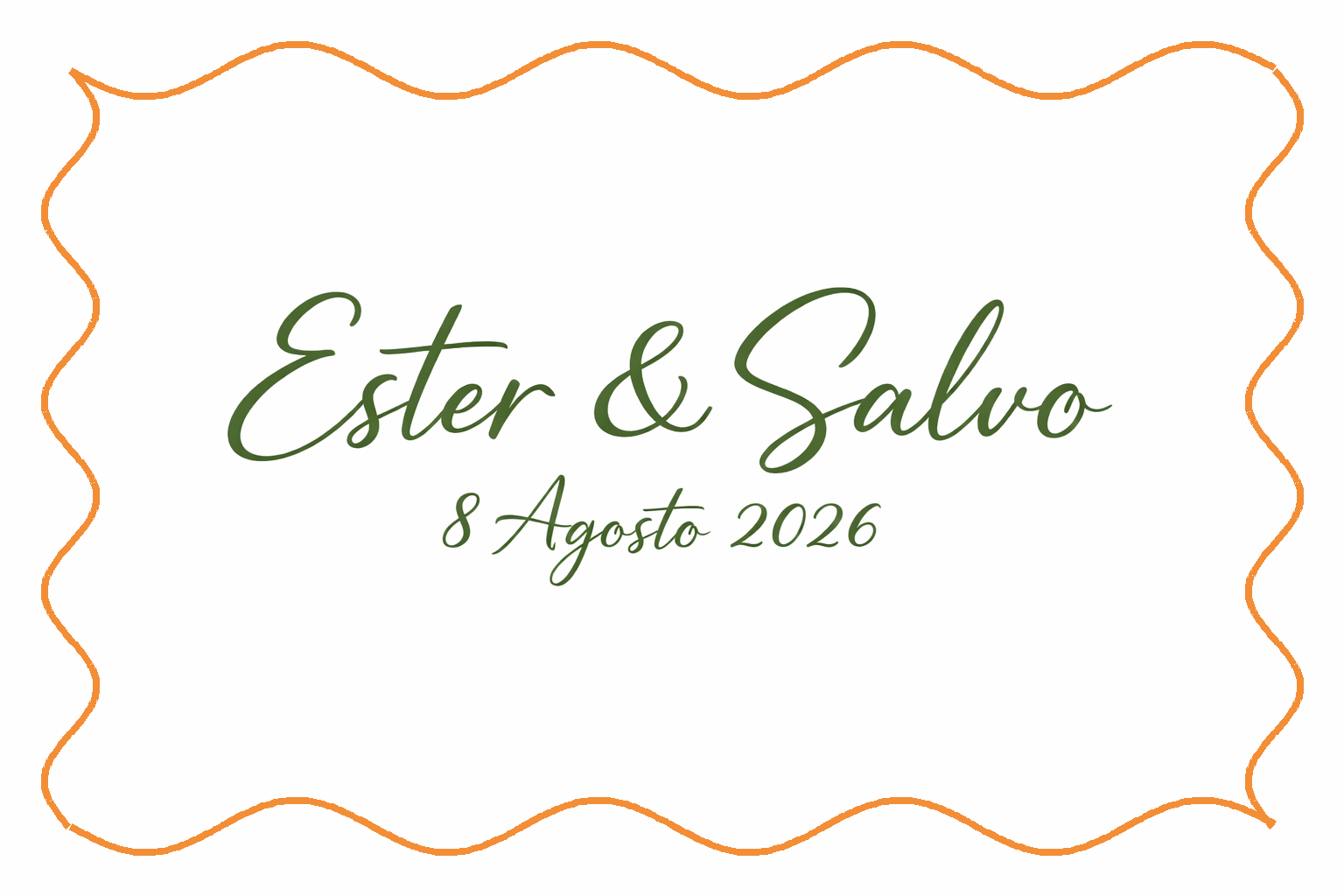Ester & Salvo - 8 Agosto 2026